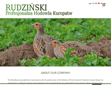 Tablet Screenshot of kuropatwy.com.pl